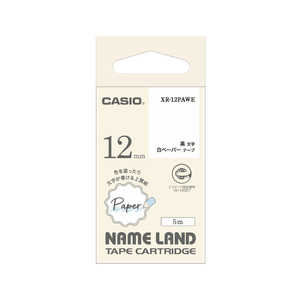  CASIO ٥饤NAME LANDѥơ ڡѡơ ιʸ /12mm  XR-12PAWE