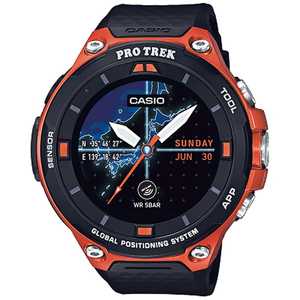 カシオ　CASIO スマートウォッチ　オレンジ WSD-F20-RG