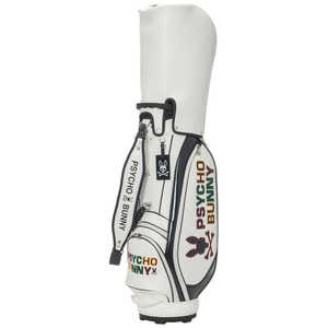 サイコバニー カートキャディバッグ LOGOART ホワイト PBMG5FC4_25FW サイコバニー カートキャディバッグ LOGOART ホワイト PBMG5FC4_25FW