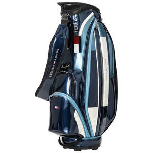 トミーヒルフィガー 25FW カートキャディバッグ エナメルスポーツ ブルー THMG5FC1_25FW トミーヒルフィガー 25FW カートキャディバッグ エナメルスポーツ ブルー THMG5FC1_25FW