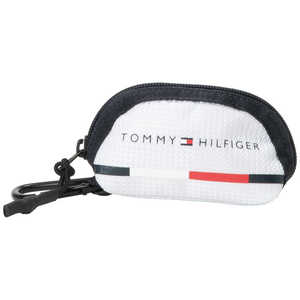 トミーヒルフィガー ゴルフ用品 ボールポーチシグネチャーTHMG6SEEホワイト THMG6SEE_26SS