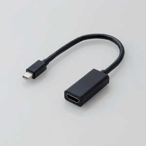 쥳 ELECOM miniDisplayPortѴץ/HDMI/֥å AD-MDPHD015XBK