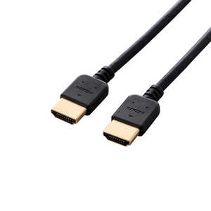 エレコム　ELECOM HDMIケーブル [1m /HDMI⇔HDMI /スリムタイプ /4K対応] CAC-HD14EY10XBK