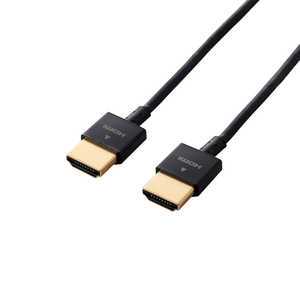 エレコム　ELECOM HDMIケーブル [1.5m /HDMI⇔HDMI /スリムタイプ /4K対応] CAC-HD14SS15XBK