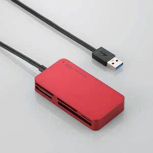 エレコム ELECOM メモリリーダライタ USB3.0対応 スリムコネクタ (レッド) MR3-A006XRD エレコム ELECOM メモリリーダライタ USB3.0対応 スリムコネクタ (レッド) MR3-A006XRD