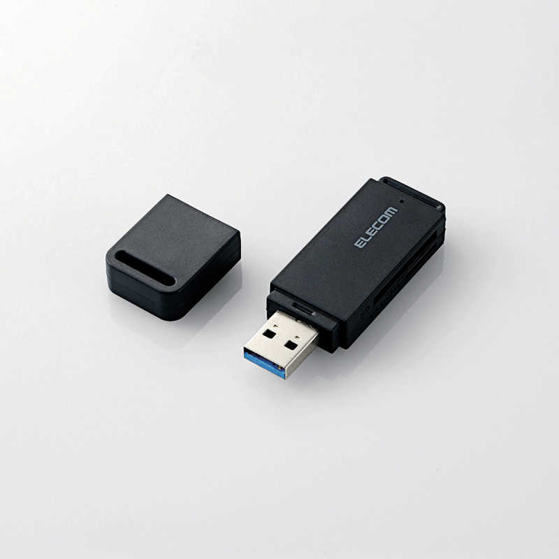エレコム　ELECOM エレコム　ELECOM メモリリーダライタ USB3.0対応 直挿し SD系専用 (ブラック) MR3-D011XBK MR3-D011XBK