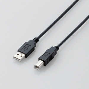 エレコム ELECOM USB2.0ケーブル/A-Bタイプ/ノーマル/1m/ブラック U2C-BN10XBK エレコム ELECOM USB2.0ケーブル/A-Bタイプ/ノーマル/1m/ブラック U2C-BN10XBK