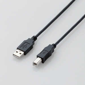 エレコム　ELECOM USB2.0ケーブル/A-Bタイプ/ノーマル/3m/ブラック U2C-BN30XBK