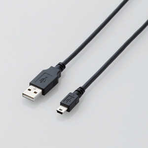 エレコム ELECOM USB2.0ケーブル/A-miniBタイプ/ノーマル/1.5m/ブラック U2C-M15XBK エレコム ELECOM USB2.0ケーブル/A-miniBタイプ/ノーマル/1.5m/ブラック U2C-M15XBK