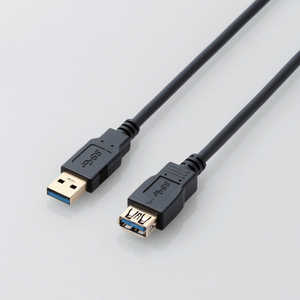 エレコム ELECOM USB3.0ケーブル/A-A延長タイプ/スタンダード/2m/ブラック USB3-E20XBK エレコム ELECOM USB3.0ケーブル/A-A延長タイプ/スタンダード/2m/ブラック USB3-E20XBK