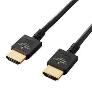 쥳 ELECOM HDMI֥ ֥å [1.5m /HDMIHDMI /ɥ /4Kб] DH-HDP14EY15BK