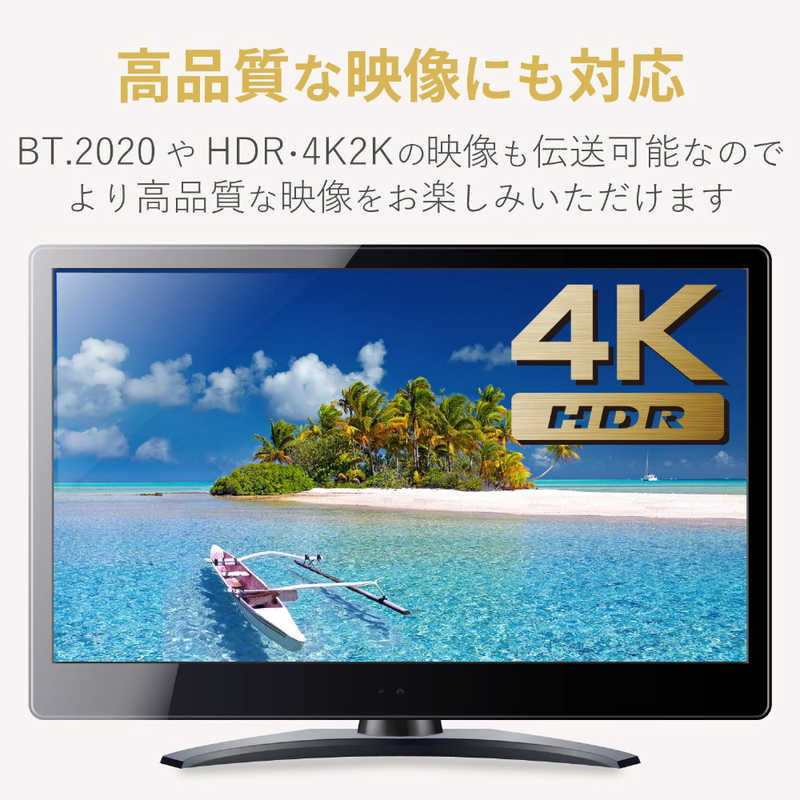 エレコム　ELECOM エレコム　ELECOM HDMIケーブル ブラック [1.5m /HDMI⇔HDMI /スリムタイプ /4K対応] DH-HDP14SS15BK DH-HDP14SS15BK