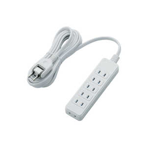 エレコム ELECOM シャッタータップ 6個口 3m ホワイト T-ST02N-2630WH エレコム ELECOM シャッタータップ 6個口 3m ホワイト T-ST02N-2630WH