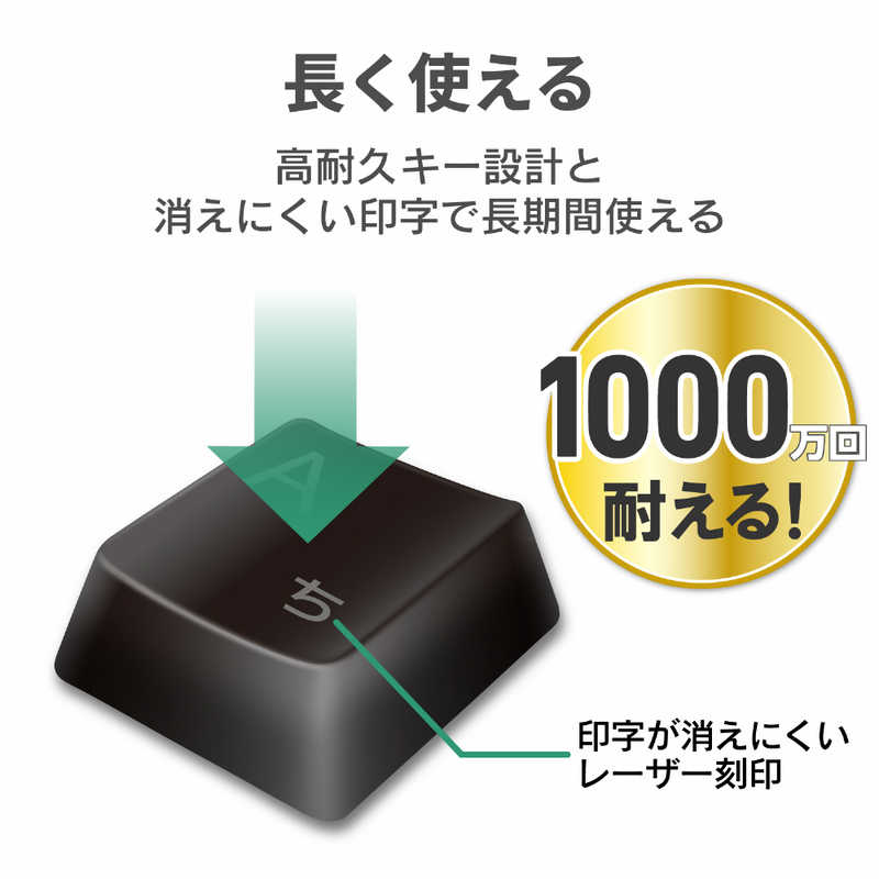 エレコム　ELECOM エレコム　ELECOM キーボード (Windows11対応) ［ワイヤレス /USB］ ブラック TK-FDM105TXBK TK-FDM105TXBK