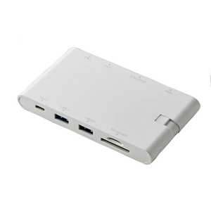 エレコム ELECOM Type-Cドッキングステーション PD対応 LANポート付 ホワイPD100W対応 DST-C05WH エレコム ELECOM Type-Cドッキングステーション PD対応 LANポート付 ホワイPD100W対応 DST-C05WH