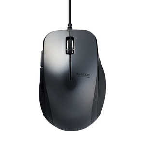 쥳 ELECOM ڥȥåȡۥޥ [BlueLED /ͭ /5ܥ /USB] ֥å M-BL28UBXBK