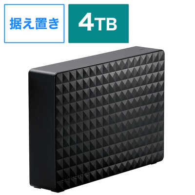 エレコム ELECOM 外付けHDD ブラック [据え置き型 /4TB] SGD-MX040UBK ...