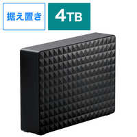 エレコム ELECOM 外付けHDD ブラック [据え置き型 /4TB] SGD-MX040UBK