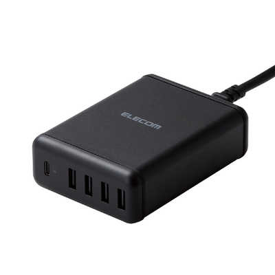 エレコム ELECOM スマートフォン・タブレット用AC充電器 USB-A4ポート 