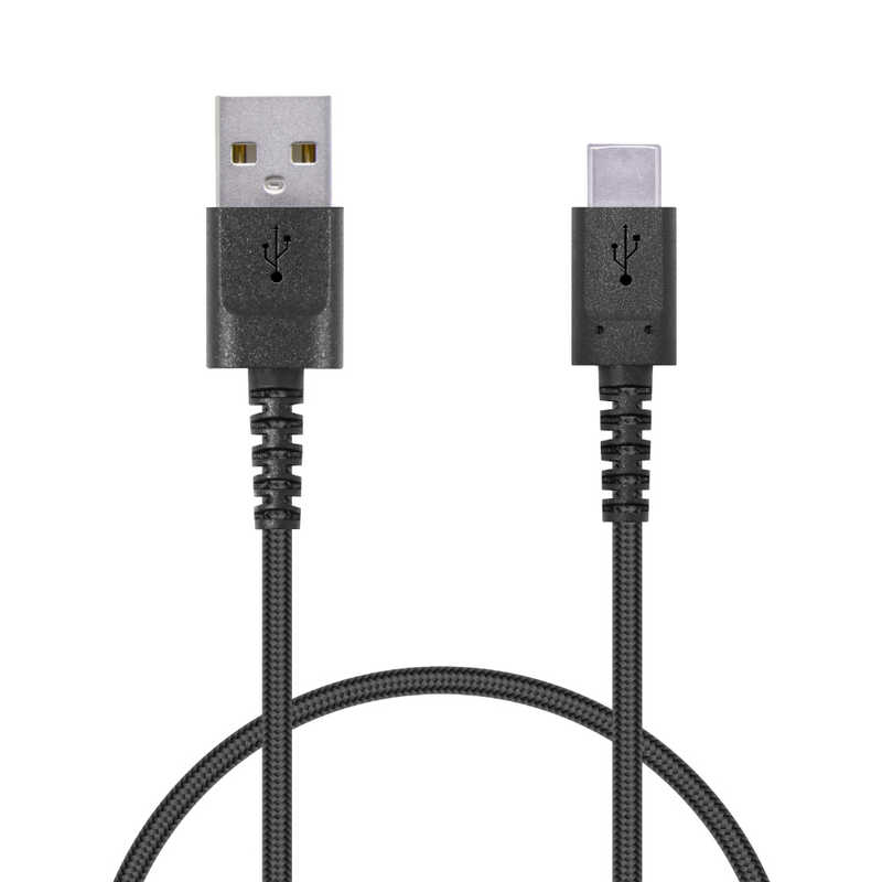 エレコム　ELECOM エレコム　ELECOM スマートフォン用USBケーブル USB(A-C) 認証品 高耐久 0.3m ブラック MPA-ACS03NBK MPA-ACS03NBK