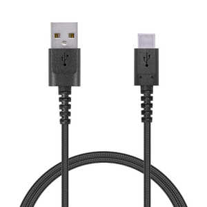 エレコム　ELECOM スマートフォン用USBケーブル USB(A-C) 認証品 高耐久 0.7m ブラック MPA-ACS07NBK