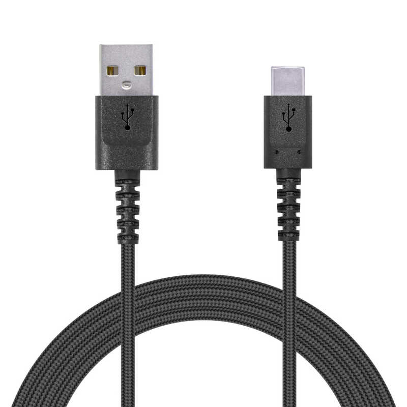 エレコム　ELECOM エレコム　ELECOM スマートフォン用USBケーブル USB(A-C) 認証品 高耐久 2.0m ブラック MPA-ACS20NBK MPA-ACS20NBK