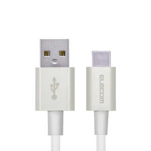 エレコム　ELECOM スマートフォン用USBケーブル USB(A-C) 認証品 やわらか耐久 0.3m ホワイト MPA-ACYS03NWH