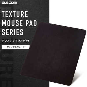 エレコム ELECOM 生地テクスチャマウスパッド/フェイクスウェード/ブラック MP-TSBK エレコム ELECOM 生地テクスチャマウスパッド/フェイクスウェード/ブラック MP-TSBK