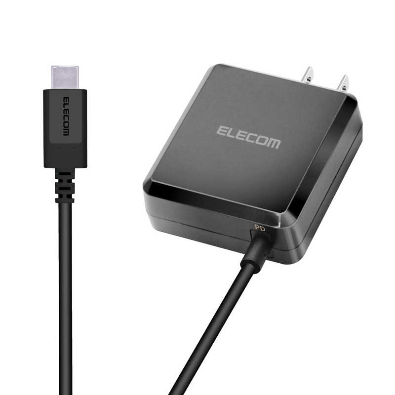 エレコム　ELECOM エレコム　ELECOM スマートフォン･タブレット用AC充電器 Type-Cケーブル一体型 MPA-ACCP04BK ブラック 1.5m MPA-ACCP04BK ブラック 1.5m
