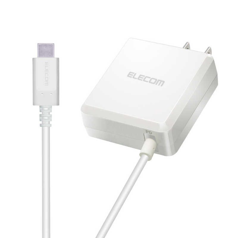 エレコム　ELECOM エレコム　ELECOM スマートフォン･タブレット用AC充電器 Type-Cケーブル一体型 MPA-ACCP04WH ホワイト 1.5m MPA-ACCP04WH ホワイト 1.5m
