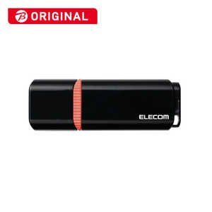 エレコム ELECOM USBメモリー「ビックカメラグループオリジナル」[16GB/USB3.1/キャップ式]セキュリティ機能対応 レッド MFBBU3016GRD