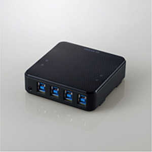 쥳 ELECOM USBش/USB3.0/PC¦4ݡ/³4ݡ U3SW-T4