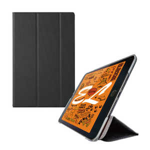 エレコム ELECOM iPad mini 2019 フラップカバー 背面クリア ソフトレザー 2アングル ブラック TB-A19SWVBK エレコム ELECOM iPad mini 2019 フラップカバー 背面クリア ソフトレザー 2アングル ブラック TB-A19SWVBK