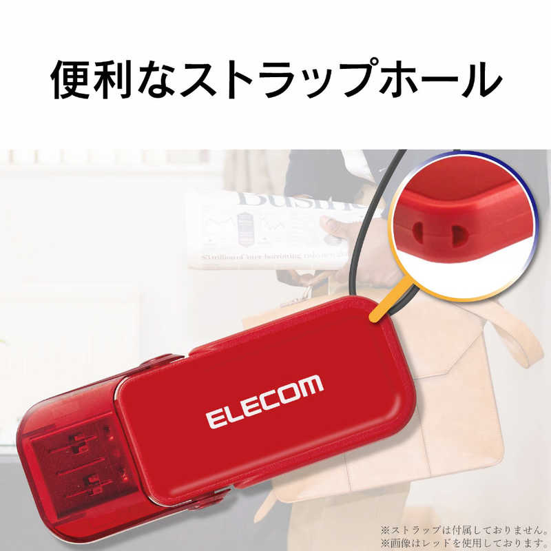 エレコム　ELECOM エレコム　ELECOM USBメモリー 64GB USB3.1 フリップキャップ式  MF-FCU3064GWH ホワイト MF-FCU3064GWH ホワイト
