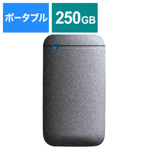 エレコム ELECOM 【アウトレット】外付けSSD USB-C＋USB-A接続 ブラック ブラック ESDEF0250GBK