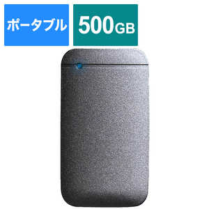 エレコム　ELECOM 外付けSSD USB-C＋USB-A接続　ブラック ESD-EF0500GBK