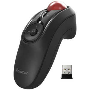 エレコム　ELECOM マウス ハンディトラックボｰル [光学式 /10ボタン /USB /無線(ワイヤレス)] M-RT1DRBK ブラック