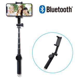 エレコム ELECOM Bluetooth自撮り棒/430mm P-SSBRBKブラック エレコム ELECOM Bluetooth自撮り棒/430mm P-SSBRBKブラック