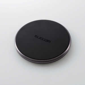 エレコム　ELECOM Qi規格対応ワイヤレス充電器 5W 7.5W 10W 薄型 卓上 ブラック W-QA09XBK