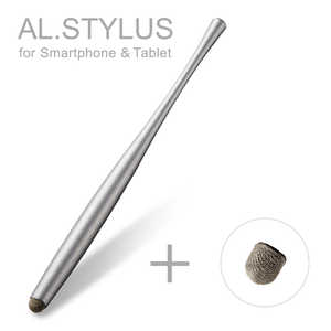 エレコム ELECOM スマートフォン用タッチペン 低重心 導電繊維タイプ AL.STYLUS グレー P-TPATCF01GY エレコム ELECOM スマートフォン用タッチペン 低重心 導電繊維タイプ AL.STYLUS グレー P-TPATCF01GY