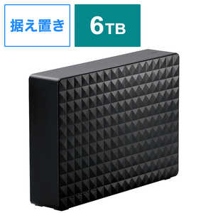 エレコム ELECOM 【アウトレット】外付ケハードディスク USB3.1対応 6TB Seagate New Expansion MYシリーズ ブラック SGDMY060UBK