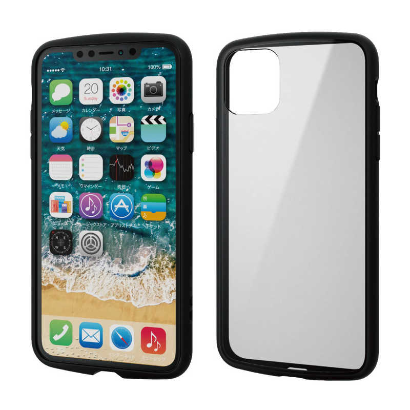 エレコム　ELECOM エレコム　ELECOM iPhone 11 Pro Max 6.5インチ TOUGH SLIM LITE フレームカラー ブラック PM-A19DTSLFCBK PM-A19DTSLFCBK