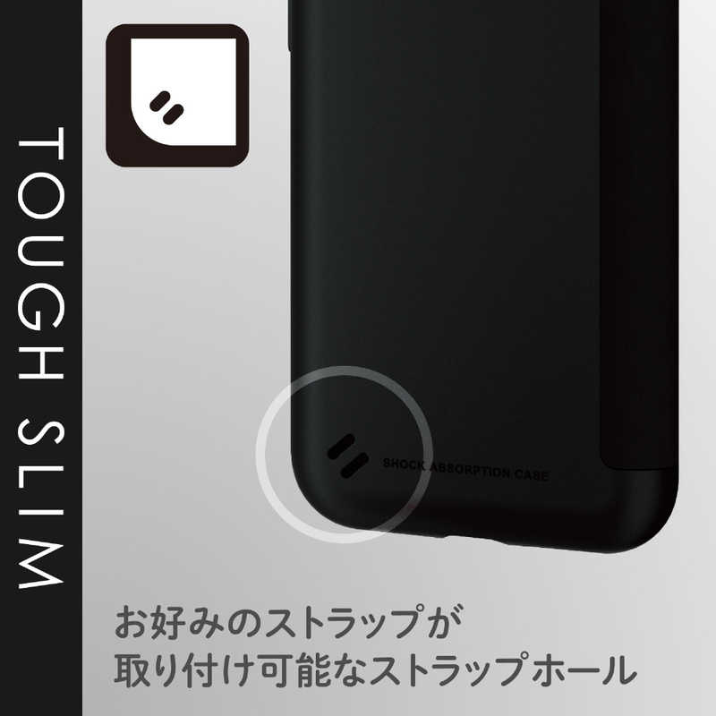 エレコム　ELECOM エレコム　ELECOM iPhone 11 Pro 5.8インチ対応 TOUGH SLIM シェルフラップ ホワイト PM-A19BTSSWH PM-A19BTSSWH