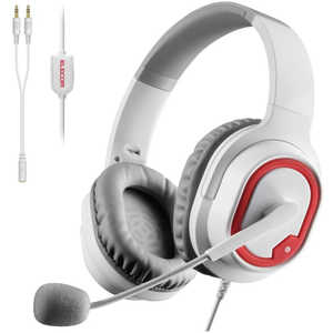 エレコム ELECOM ゲーミングヘッドセット φ3.5mmミニプラグ/ヘッドバンドタイプ HS-G30WH エレコム ELECOM ゲーミングヘッドセット φ3.5mmミニプラグ/ヘッドバンドタイプ HS-G30WH