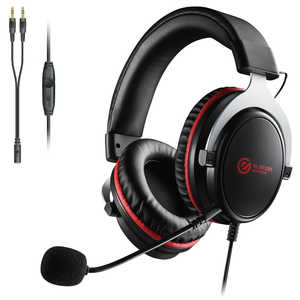 エレコム ELECOM ゲーミングヘッドセット φ3.5mmミニプラグ/ヘッドバンドタイプ HS-G40BK エレコム ELECOM ゲーミングヘッドセット φ3.5mmミニプラグ/ヘッドバンドタイプ HS-G40BK