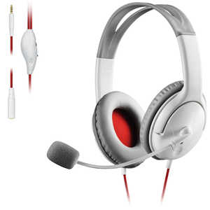 エレコム ELECOM 両耳ゲーミングヘッドセット PS4 Switch対応 ホワイト HSGM20WH リョウミミオーバーヘッド