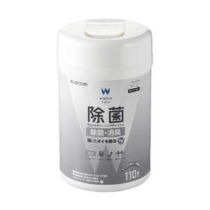 エレコム ELECOM ウェットティッシュ 除菌 ボトル 110枚 WC-AG110N エレコム ELECOM ウェットティッシュ 除菌 ボトル 110枚 WC-AG110N