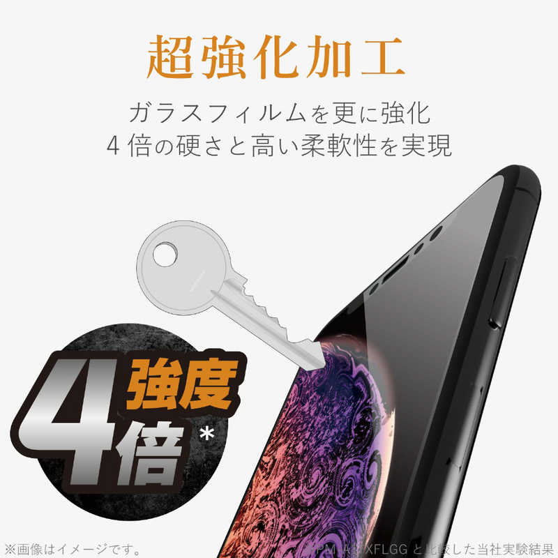 エレコム　ELECOM エレコム　ELECOM iPhone 11 Pro Max 6.5インチ対応 ガラスフィルム 3次強化 ブルーライトカット PM-A19DFLGTBL PM-A19DFLGTBL