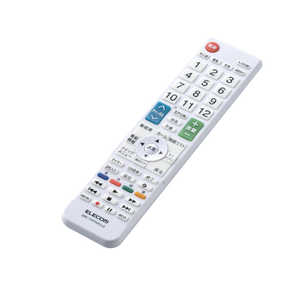 エレコム　ELECOM かんたんTVリモコン LG用 ホワイト ERC-TV01WH-LG