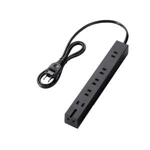 エレコム ELECOM 回転機能タップ 6個口 内3ピン1 1m ブラック T-KF01-2610BK エレコム ELECOM 回転機能タップ 6個口 内3ピン1 1m ブラック T-KF01-2610BK